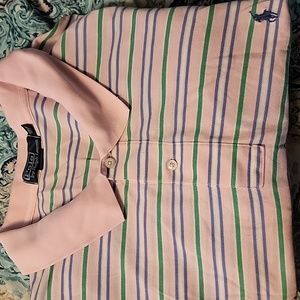 Polo 4xl Tall stripped shirt